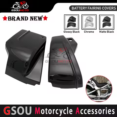 Motorcycle Accessories Side Battery Fairing Covers Panel For Yamaha V-Star XVS400 XVS650 Dragstar DS