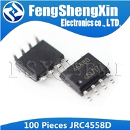 100pcs/lot New JRC4558D SOP-8 4558D JRC4558 NJM4558D OPERATIONAL AMPLIFIER IC