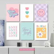 Aesthetic Wall decoration, girls' room Poster, bauhaus quotes, Wall decor - Display