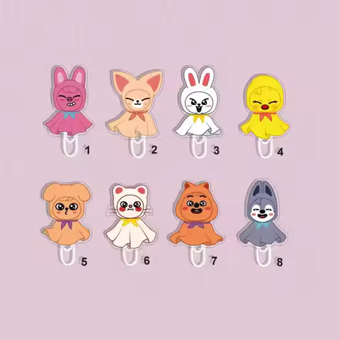 2025 SKZOO's latest peripheral celebrity style paper clip is a must-have for students reading books