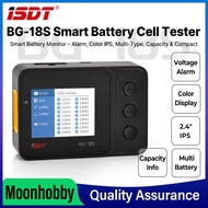 ISDT BG-18S Battery Voltage Tester with Alarm, 2.4" IPS Display Capacity Check for LiPo LiFe Li-ion 