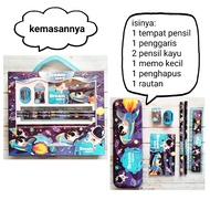 paket alat tulis study set stationary set karakter Astronot Kids Astronot anak-anak