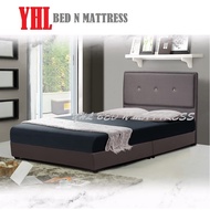 YHL Abia Fabric / PVC Divan Bed Frame (More Than 20 Choice Of Colours)