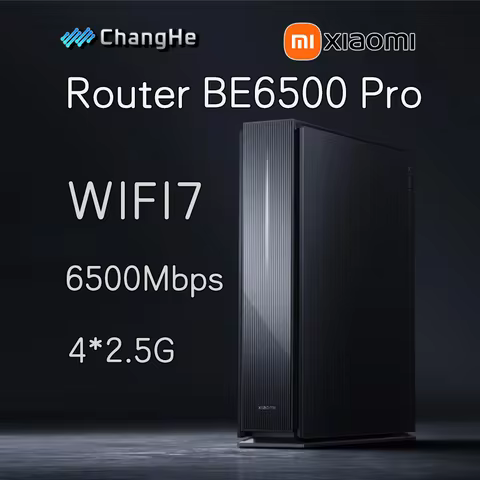 Xiaomi Router BE6500 Pro WiFi 7 Whole-house smart connection center MLO OFDMA 4-core 2.5G port 6 sig