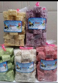 Cemilan Teng Teng Beras Jipang Tengteng Warna Warni Rasa Manis Gurih
