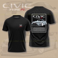 Fl5 Civic Baju Tshirt Microfiber