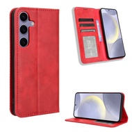 For Samsung Galaxy S26 + S26 Ultra S25 FE A37 A57 M36 F36 A07 A26 A17 Case Luxury Flip PU Leather Wa