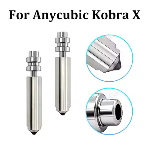 Bimetallic Nozzles For Anycubic Kobra X Combo Quick Swap Hotend Nozzle Hardened Steel 0.2/0.4/0.6/0.