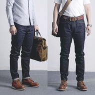 Red Tornado 501CT Taper Fit Men's Selvedge Jeans Casual Jean Blue Sanforized