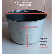 15cm 1.8 LITER MULTI High RICE COOKER Pan For ALL WATER Brands