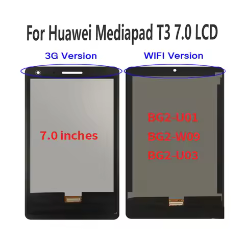 7.0'' For Huawei Mediapad T3 7.0 BG2-W09 BG2-U01 BG2-U03 LCD Display Touch Screen Digitizer assembly
