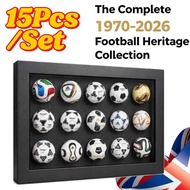 Mini Soccer Ball Collection 1970–2026 Figurines, FIFA World Cup Football Replica