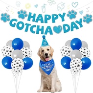 Selamat Hari Gotcha - Bandana Anjing - Perlengkapan Pesta Hari Lahir Anjing untuk Lelaki dan Perempu
