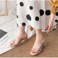 HEELS SANDAL HAK TAHU WANITA ELEGAN