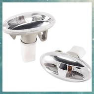 [Q H B W] 2Pcs Car Partner Side Steering Indicator Repeater Light for  108 107 407 206 6325G3 for Ci