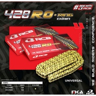 RCB 428H 428 RO - RING CHAIN / O-RING SPROCKET CHAIN 124L / 132L * GOLD CHAIN *