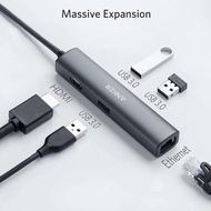 ANKER 533 PowerExpand+ USB-C Ethernet 5-in-1 Converter Hub – A8338