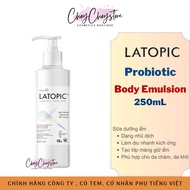 (TEM CTY) Kem Dưỡng Ẩm Latopic Body Emulsion 250mL Cho Da Chàm Khô