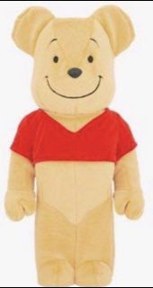 Bearbrick winnie the Poon 小熊維尼 2018 Be@rbrick Disney 1000% Dave chrome despicable me 壞蛋獎門人 1000%