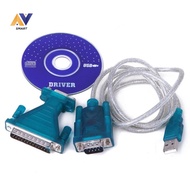 USB 2.0 TO SERIAL RS232 DB9 MALE WITH CONNECTOR TO DB25 MALE