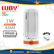 Luby Lampu Emergency L7677 - Senter Darurat - Lampu Emergency LED - Senter LED - LUBY L-7677 - Emerg