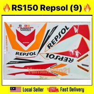 RS150 BODY STICKER REPSOL ( 9 ) BODY STRIPE STRIKE STIKER COVER SET COVERSET BODY SET BODYSET RS150R