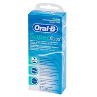 Oral B Superfoss Dental Floss 1 Box Contains 50 Pieces.