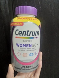 สุดคุ้ม 275 เม็ด Centrum Silver มีลติวิตามิน ผู้หญิง อายุ 50+ ขึ้นไป EXP.10/26