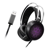 有線頭戴式耳機麥克風-X1(USB7.1短麥版）