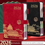 planner book 2026 planner 2026 National Trendy Cultural Creative Schedule Notebook Planner 2026 Note