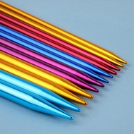 14PCS Stainless Steel Knitting Needles Set Pointed Needles Knitting Crochet Supplies for Beginners H