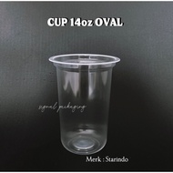 14oz OVAL PLASTIC CUP, 14oz CUP BIG, 14oz SLIM Cup. Thick and high quality