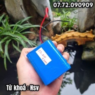 Nsv Pin loa bluetooth 3.7V 4.2V 7.4V 8.4V dùng độ chế loa bluetooth đèn quạt máy trợ giảng...
