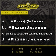 ROAD FORTUNE STICKER FOR VAN TRAIN