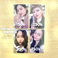 Official Photocard - GFriend Memoira in Buddy High School (BHS)