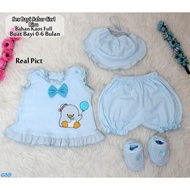 NCR - Complete 4 in 1 Baby Suit Baby Newborn 0-6 months Daily Clothes Baby Set quin Salur