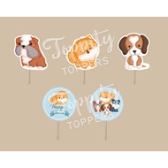 Birthday cake Topper Dog pet