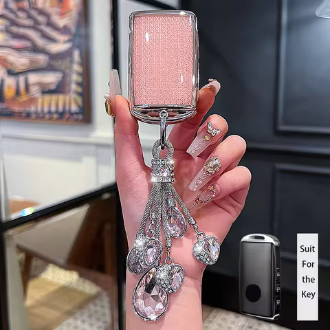 Pink Diamond for Mazda Cx5 2 3 6 Cx 5 Cx9 Cx8 CX30 G20 MX-5 MX30 X5 X9 CX60 CX90 Remote Car Key Case