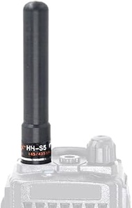 2 Pcs HH-S518+ SMA-Female UV Dual Band Antenna, Suitable for Bao-feng UV-5R UV82 GT-3 UV-82 BF-888S 