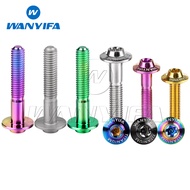 Wanyifa M5 M6x10 12 15 20 25 30 35MM Titanium Bolt Bicycle Motorcycle Butterfly Umbrella Head Intern