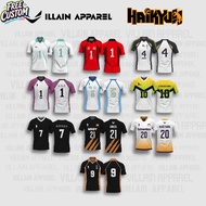 REPLIKA Haikyuu Aoba Johsai Volleyball Jersey Replica Motif Full Print Cosplay | Custom Name & Numbe