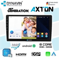 DYNAVIN AXTON SERIES 9”/10.1” ANDROID PLAYER 8 CORE PROCESSOR (FOC AHD REVERSE CAMERA,OEM CASING+PLU