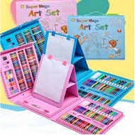 Crayon PAINTING TOOLS SET 208 2IN 1 / CHILDREN'S PAINTING TOOLS