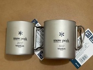 snow peak 450ml 單層鈦杯//露營杯 // snow peak titanium mug