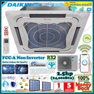 Daikin 2.5hp Ceiling Cassette Air Conditioner FCC60AV1MF & RC60BV1M & Panel BC50FBMF ((WiFi)) R32 No