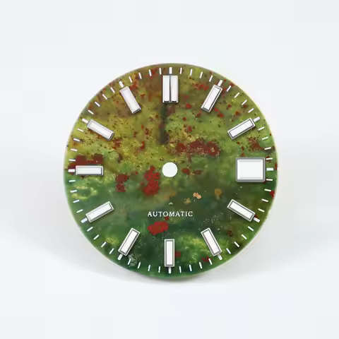 Color agate stone blue lume natural NH35 28.5mm retro style custom logo Skx007Sbdx001 customizable l