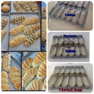 Mold Stainless Steel HotdogRing 6pcs size 16x6x2.5cm Cookie Cutter Bread Cake Bakery