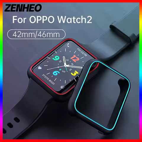 TPU Case For OPPO Watch 1/2 46mm 42mm Smart Band Cover Bumper Protector Shell For OPPO Watch 2 AMOLE