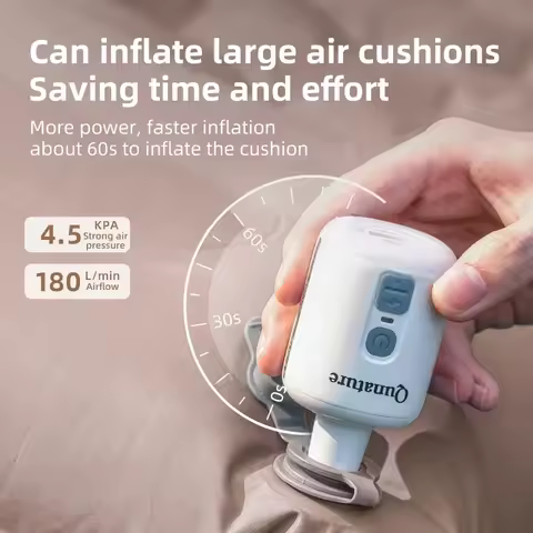 Qunature Electric Air Pump Multifunctional Inflatable Extract Gas Pump Camping Air Bed Swimming Ring