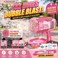 Mainan Belon Buih 132 Holes Bubble Gun Machine Bubble toys New Models Bubble Machine Toys for Kids G